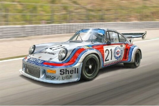 Italeri 1:24 Porsche Carrera RSR Turbo Modellbil med Dekaler