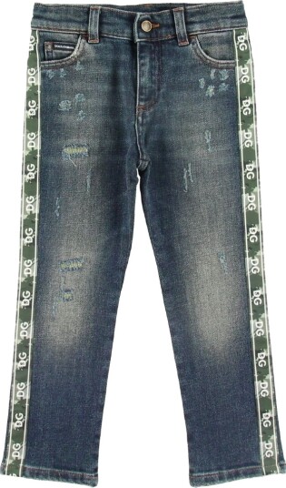 Dolce & Gabbana Jeans Blå m. Stripe Dolce & Gabbana 8 år 128 Jeans