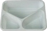 Bakke 3 Rum C2227 3K 255/355/685Ml L227xb178xh53mm Cpet Hvid,276 Stk/Krt