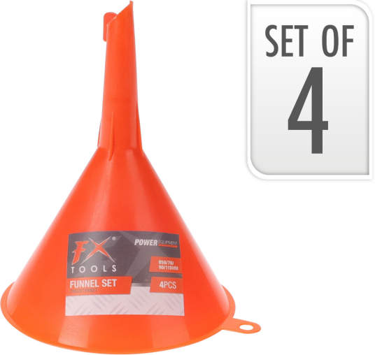 TRAKTSETT 4 DELER 50 70 90 115mm (18)•
