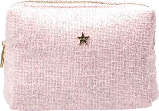 DARK Tweed Make Up Pouch Small Cotton Candy DARK Tweed Make Up Pouch Small Cotton Candy