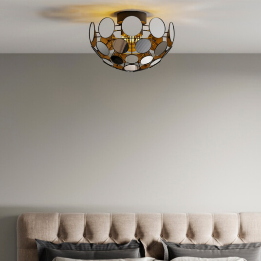 By Rydéns Vanita plafond 50 cm - Svart/Speil By Rydéns Vanita plafond 50 cm - Svart/Speil