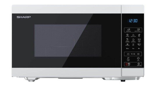 Sharp Classic series YC MG81E W   microwave oven with grill   freestanding   white/black