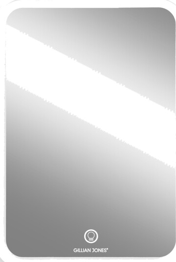 Gillian Jones Tablet mirror with LED and USB-C - White