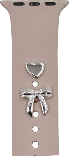 Pin Charms-klokkearmbånd til smartklokke Sølv Pin Charms-klokkearmbånd til smartklokke Sølv