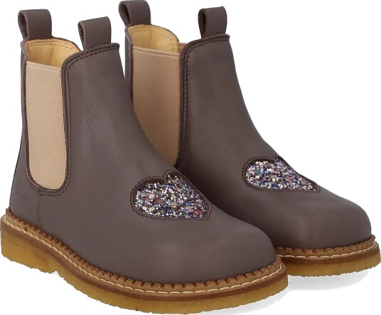 ANGULUS Booties Flat With Elastic Purple 25