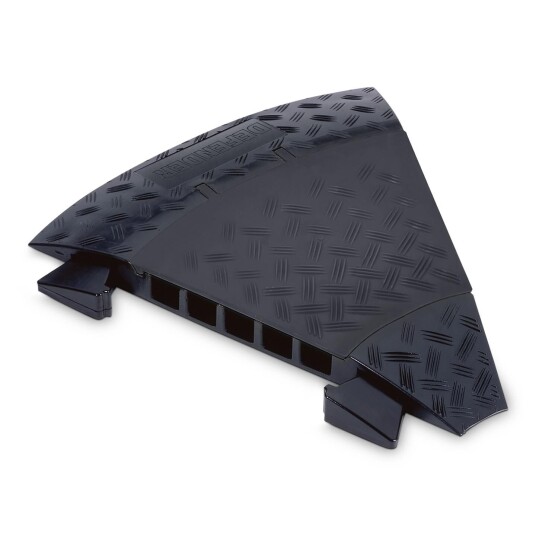 Defender Midi C Blk 45° Bend Cable Bridges 5 Channels, Svart