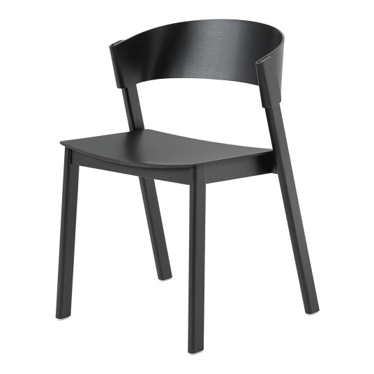 Muuto Cover Side Chair Black Muuto Cover Side Chair Black