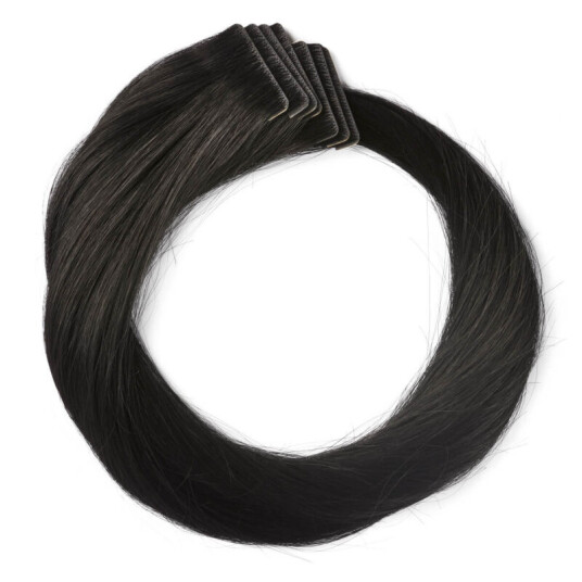 Rapunzel of Sweden Premium Tape Extensions - Seamless 4 1.0 Black 50 cm Rapunzel of Sweden Premium Tape Extensions - Seamless 4 1.0 Black 50 cm