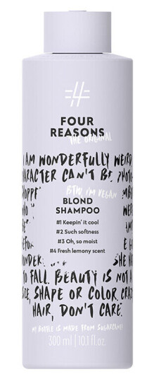 Four Reasons Blond Shampoo 300ml - Fuktighetsgivende og Glansfull for Lyst Hår Four Reasons Blond Shampoo 300ml - Fuktighetsgivende og Glansfull for Lyst Hår