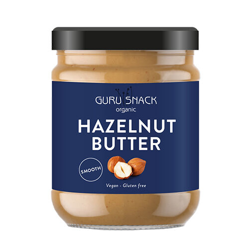 Guru Snack Hasselnøttsmør Smooth 250g