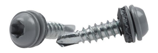 Ejot 901024 Beslagsskrue UTV-C3, 4,8 x 19 mm, 250-pakning Sølv 9006