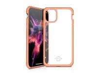 ITSKINS HYBRID SOLID cover for iPhone 11 Pro / XS / X. Plain coral and transparent