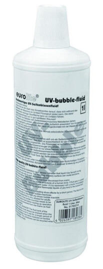 EuroLite Uv-Bubblefluid 1l Blå