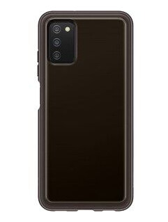 Samsung Soft Clear Cover for Galaxy A03s Black
