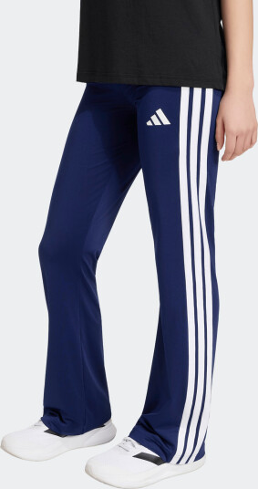 adidas Essentials 3 Stripes Flare Tights Junior Blå 128