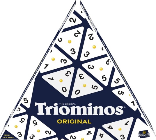 Goliath Triominos Original Barnespill med trekantede brikker Goliath Triominos Original Barnespill med trekantede brikker