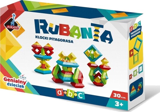Askato Rubanta Byggeklodser Pythagoras 30 stk