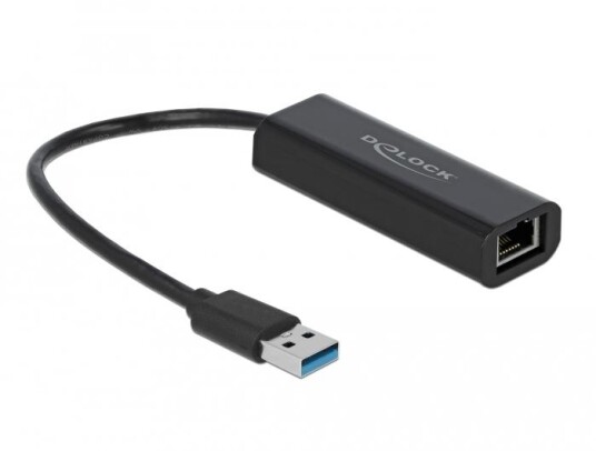 Delock Nettverksadapter Usb 3.1 Gen 1 100m/1g/2.5g Gigabit Ethernet