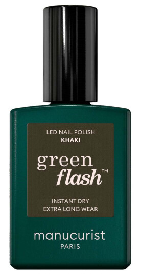 Manucurist Green Flash Gel Polish Khaki Manucurist Green Flash Gel Polish Khaki