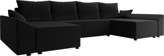 Midfeld 4 sits Hörnbäddsoffa Black Midfeld 4 sits Hörnbäddsoffa Black