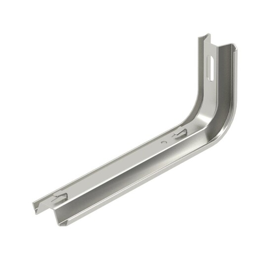 Obo Bettermann 6366148 Veggbøyle rustfritt: For kabelbæresystembredde: 200 mm Installasjonsmaterial