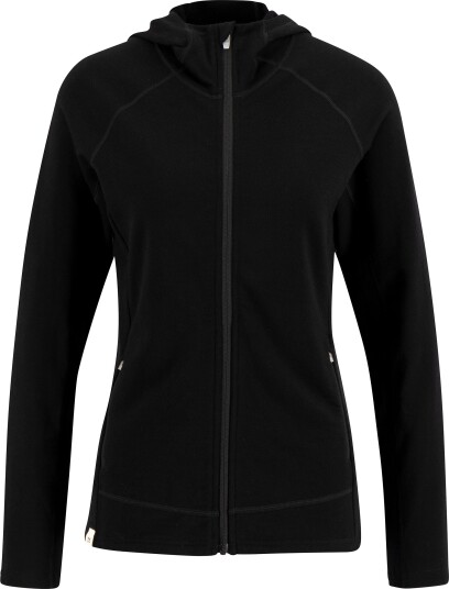 Ulvang Women's Alltime Bridge Hoodie Full Zip Midlayer Black L