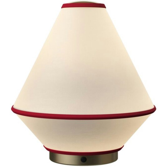 Tafta Bordlampe Portabel Rød/Off white Tafta Bordlampe Portabel Rød/Off white