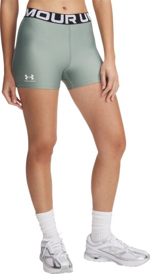 Under Armour HeatGear Authentics Korte Treningstights Dame Grønn XL