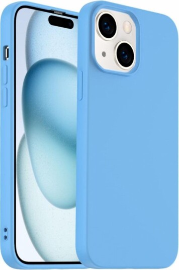 Silikonetui til iPhone 15, blå