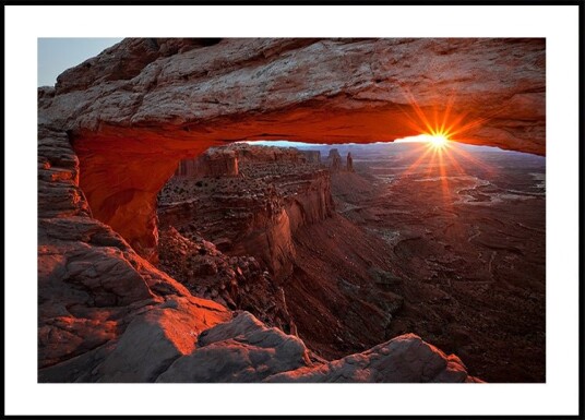 Mesa Arch Sunrise Plakat / 21x30cm Mesa Arch Sunrise Plakat / 21x30cm