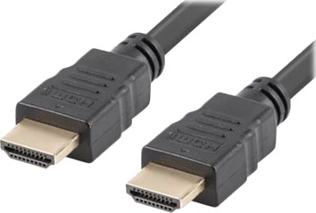 Lanberg High Speed Hdmi Kabel Med Ethernet Hdmi Hann Til Hdmi Hann 5 M Skjermet Svart En Pakke 10
