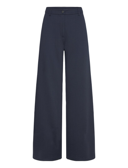 FREE/QUENT Pants From Freequent In A Soft Material. The Pants Have A Simple Silhouette With - Navy - XXL