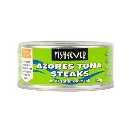 Fish 4 ever azores tuna steaks olive oil 160 gr Fish 4 ever azores tuna steaks olive oil 160 gr