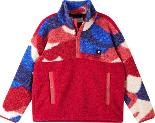 Reima Muhku Fleecetrøye Cranberry 104