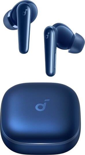 Soundcore Liberty 5 - True Wireless-Hodetelefoner Med Mikrofon - I Øret - Bluetooth - Aktiv Støydemping - Marineblå