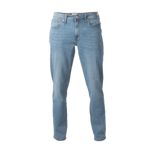 JJ REBEL Adam Jeans Tapered fit Lyseblå Herre