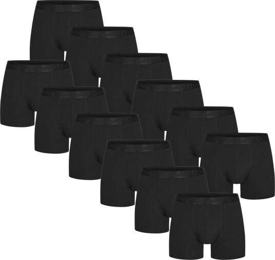 Urberg Bamboo Boxers 12 Pack Men Black Beauty
