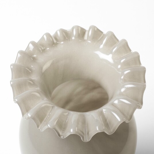Broste Jasmin vase grå