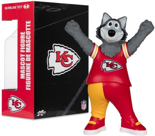 McFarlane SportsPicks  NFL  K.C. Wolf (Kansas City Chiefs) 8" Posed Figure
