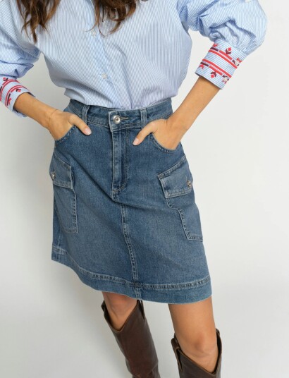 MOS MOSH Mmjacklyn Olesen Skirt   Blue   29