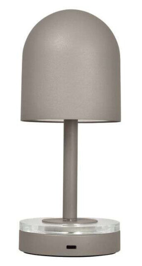 Aytm Luceo Portable Bordlampe Taupe/Clear