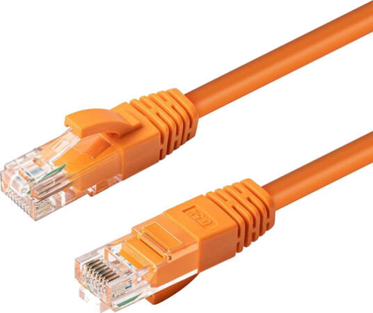 Microconnect MC-UTP6A015O, 1,5m, Cat6a, U/UTP (UTP), RJ-45, RJ-45