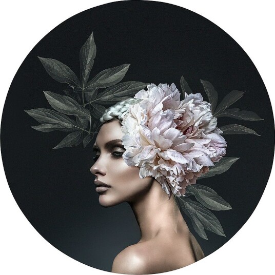 MalerifabrikkenBilde Floral Diva 1SvartBilder & skilt