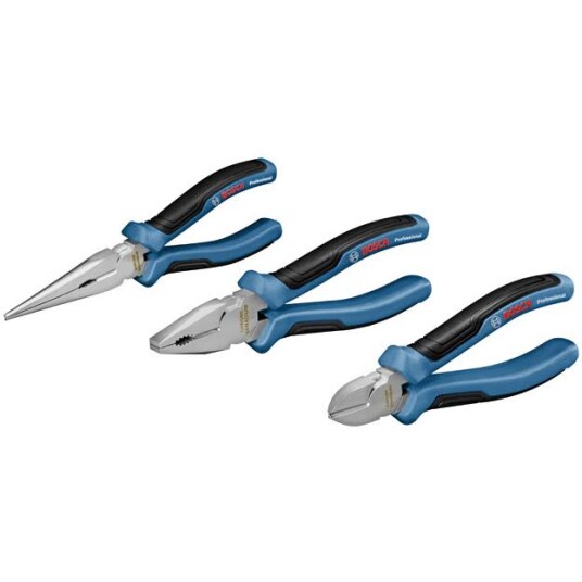 Bosch Nebbtangsett 3 deler 200 mm Håndverktøy Bosch Nebbtangsett 3 deler 200 mm Håndverktøy