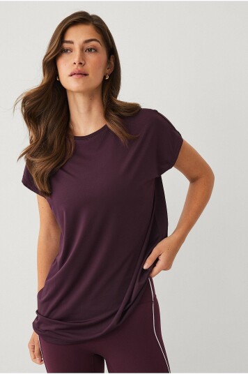 Ellos STUDIO Treningstopp Loose Top Core Lilla