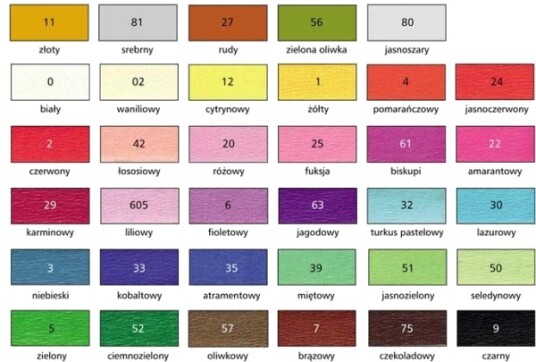 Happy Color Bibula Rynkepapir 50X200 Mix B 10 Stk 3640 5020 B