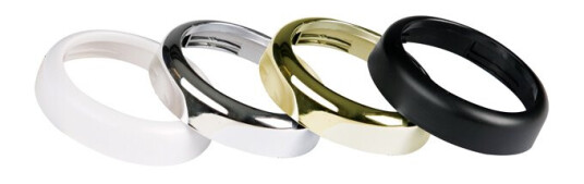 KUS, Dekkring, Svart, 52mm - 1stk.