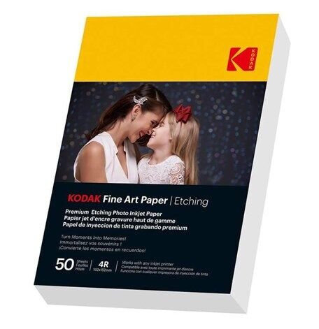 KODAK 10x15cm Fine Art Paper 210g/m 50 Sheets