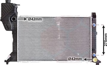 VAN WEZEL 30002182 Radiator motorkjøling